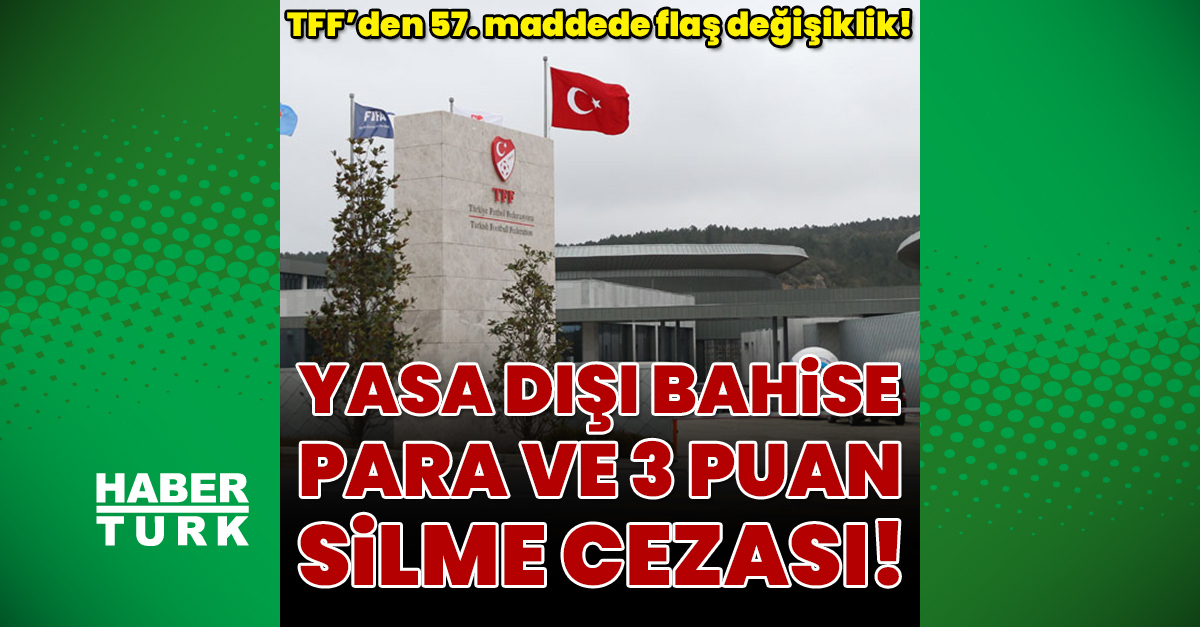 Yasa dışı bahis reklamına para ve 3 puan silme cezası!