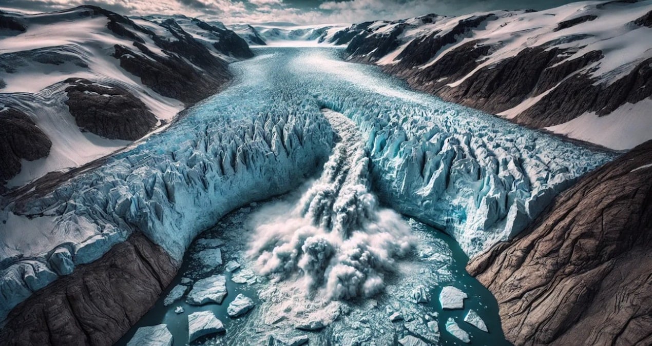 Dev buzul taşkını! 3 trilyon litre su serbest kaldı